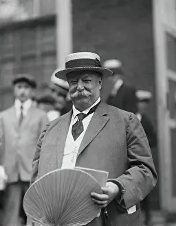 William H. Taft Holding Fan