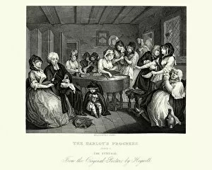 Images Dated 5th October 2015: William Hogarth A Harlots Progress