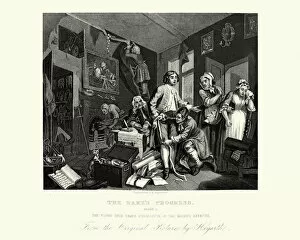 William Hogarth (1697-1764) Gallery: William Hogarth The Rakes Progress