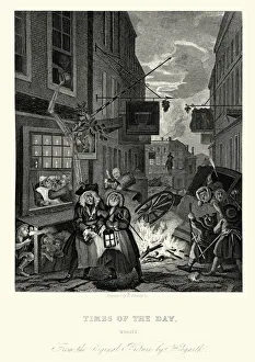 William Hogarth Gallery: William Hogarth Four Times of the Day - Night