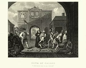 Images Dated 27th July 2017: William Hogarths The Gate of Calais