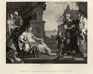 William Hogarth (1697-1764) Gallery: William Hogarths, Moses before the Pharaohs daughter
