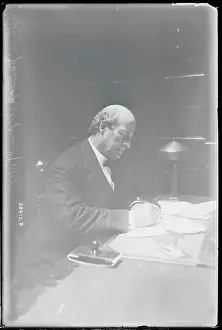 Intelligence Prints: William J. Bryan Writing at His Desk