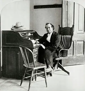 Lawyer Prints: William Jennings Bryan Seated at Desk