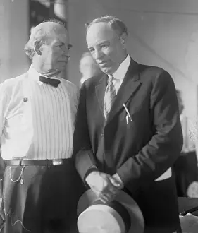 William Jennings Bryan Talking with Judge Raulston