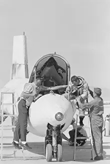 William Knight Exiting Rocket Ship