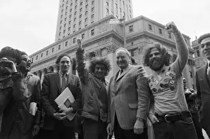 Rioter Prints: William Kunstler With Hippie Clients