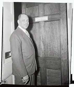 Dawson Prints: William L. Dawson Standing and Posing for Camera
