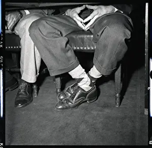 Socks Prints: William Langley'S Feet During Hearings