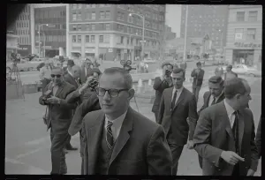 William J Prints: William Martin and George Murtaugh Entering Richard Speck Trial