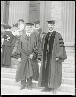 Mcadoo Prints: William McAdoo and Sidney E. Mezes Posing Together