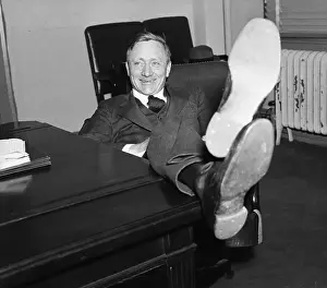 William O. Douglas with Feet Up