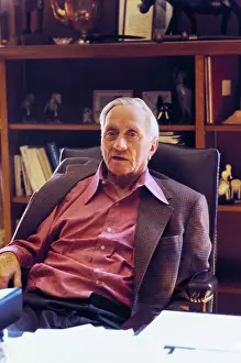 William O. Douglas Pictured in His Office