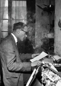 Heroin Prints: William S. Burroughs At Typewriter