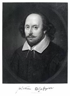 Images Dated 2nd May 2015: William Shakespeare Engraving 1870