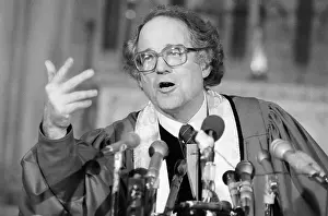 Hostage Prints: William Sloane Coffin, Jr. at Press Conference