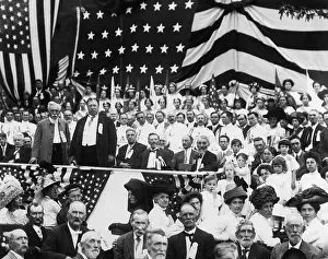 Candidate Prints: William Taft Standing On Platform