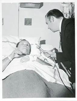 William Weisel Being Interviewed in Hospital