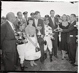 Town Of Oyster Bay Prints: William Woodward Jr. Receiving Racing Award Previously