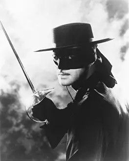 Mask Prints: Williams As Zorro