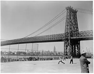 The Williamsburg Bridge In New York City, New York