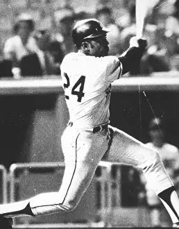 Willie Mays Prints: Willie Mays at Bat