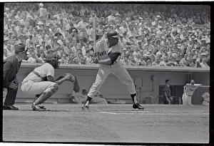 Willie Mays in Batting Position