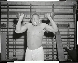 Willie Mays Boxing The Air
