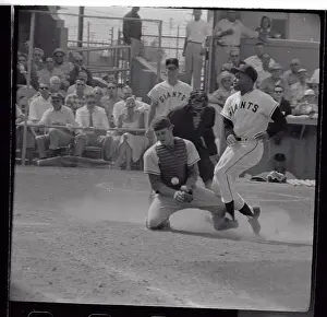 Willie Mays in Running Play