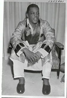 Willie Mays Sitting at His Home