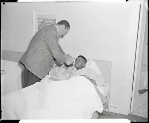 Phoenix Prints: Willie Mays Being Treated by Doctor