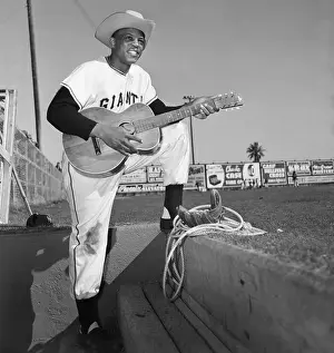 Willie Mays Turns Cowboy Crooner