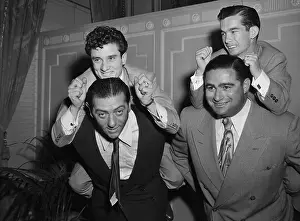 Willie Shoemaker and Joe Culmone on Agents Backs