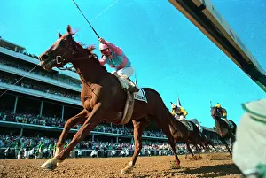 Willie Shoemaker Winning Derby on Ferdinand