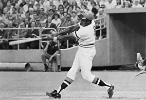 Willie Stargell Swinging Bat In Game