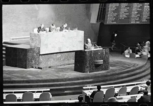 Willy Brandt Addressing United Nations