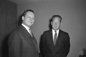 Willy Brandt with Dag Hammarskjold