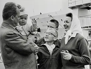 Willy Brandt with His Family
