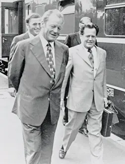 Willy Brandt with Guenther Guillaume
