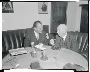 Bonn Prints: Willy Brandt and Konrad Adenauer