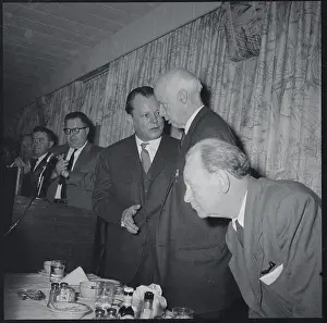 Willy Brandt and Norman Thomas