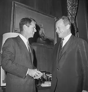Willy Brandt and Robert F. Kennedy