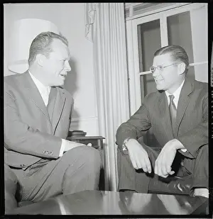 Roberts Prints: Willy Brandt with Robert McNamara
