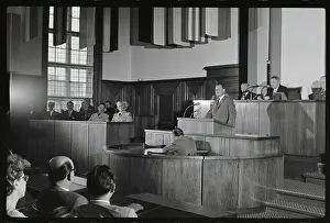Willy Brandt Speaking at Emergency Session