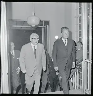 Willy Brnadt and Erich Ollenhauer