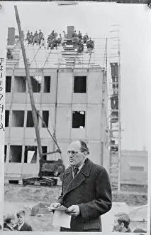 Munich Prints: Willy Messerschmitt Discussing Building Plans