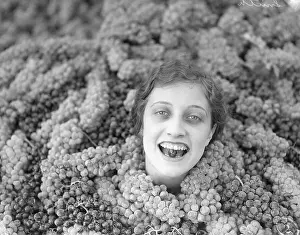 Surrounding Prints: Wilma Smith Buried in Grapes