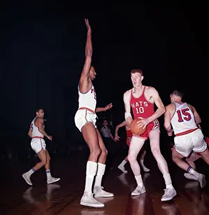 Wilt Chamberlain Blocking John Kerr