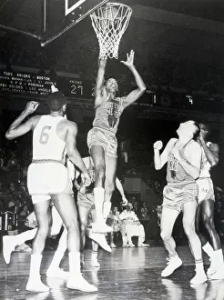 Wilt Chamberlain Going For Lay-Up