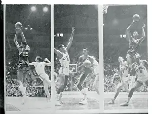 Lawrence Prints: Wilt Chamberlain Making a Basket